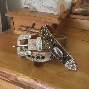 Western Bling Belt